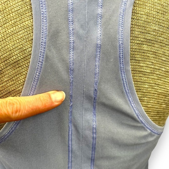 Lululemon Tank Womens 4 Hydrangea Blue Two With One Singlet Lightweight - Picture 10 of 15